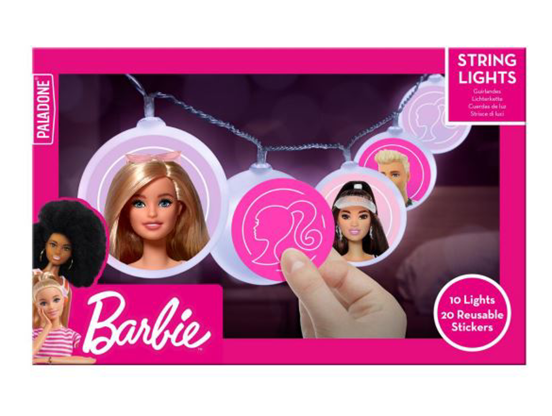 Barbie - Guirlande Lumineuse avec Stickers