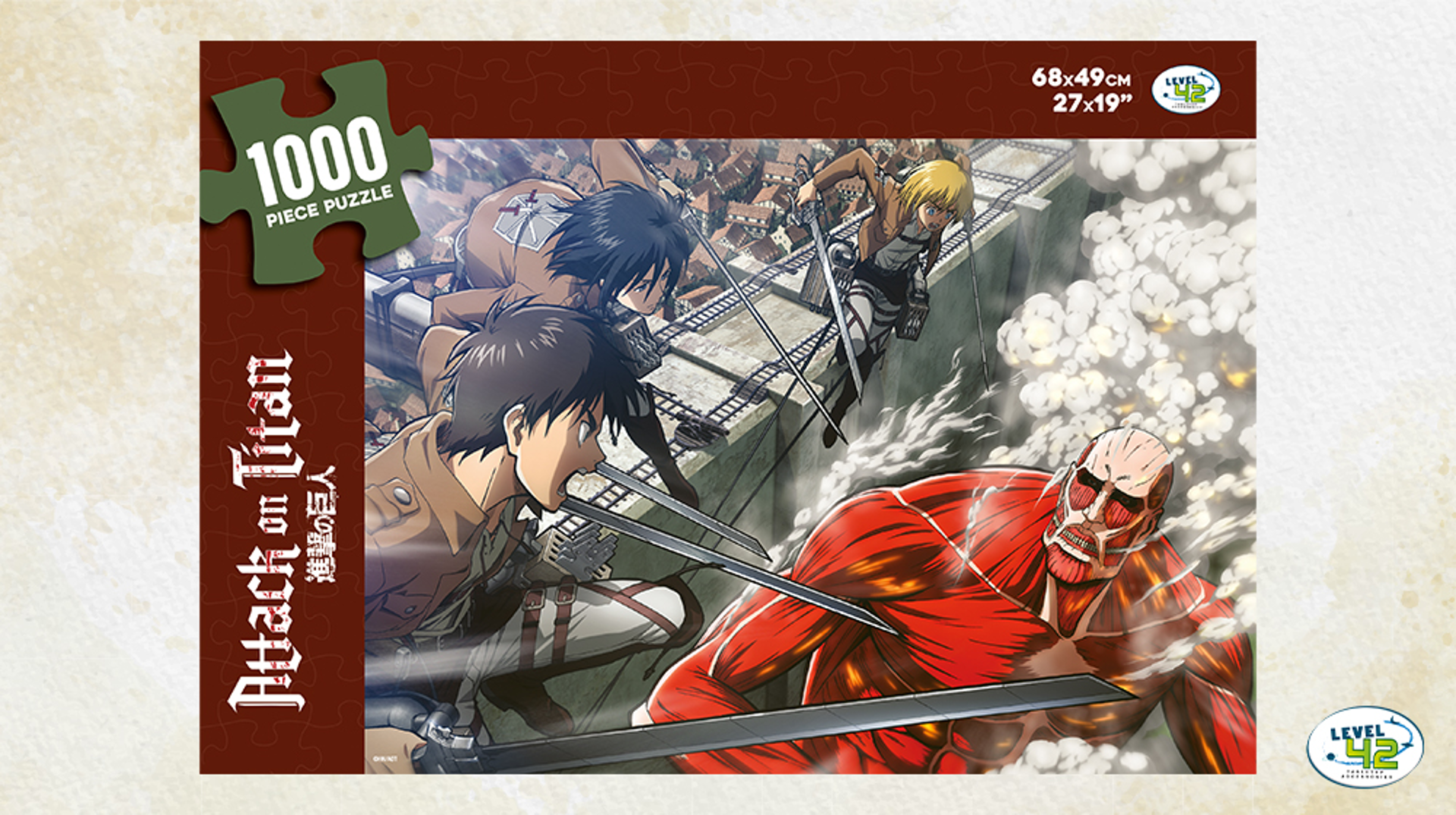 Attack on Titan - Puzzle 1000 Pcs - flash vidéo