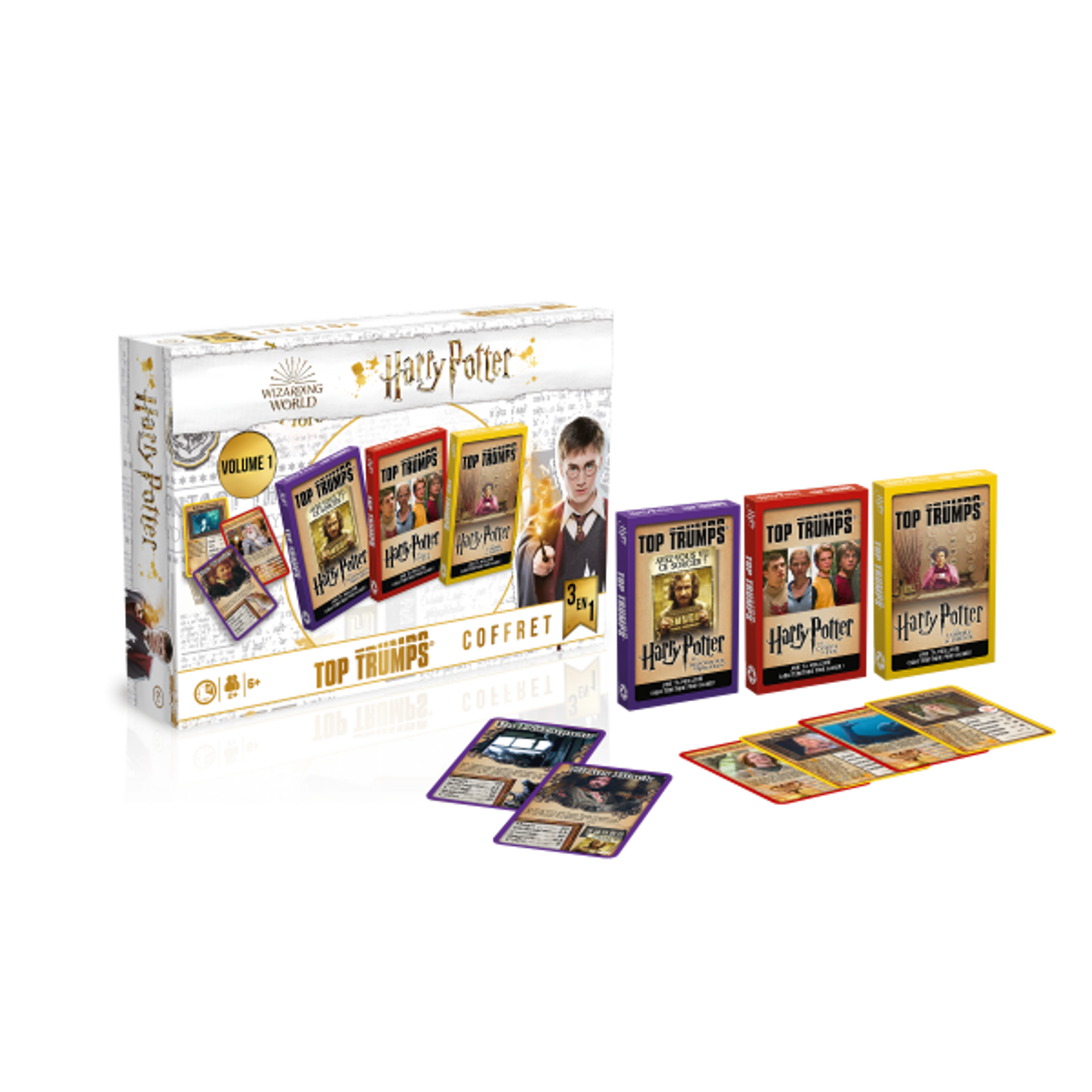 Top Trumps - Coffret 3 en 1 Harry Potter Volume 1 - flash vidéo