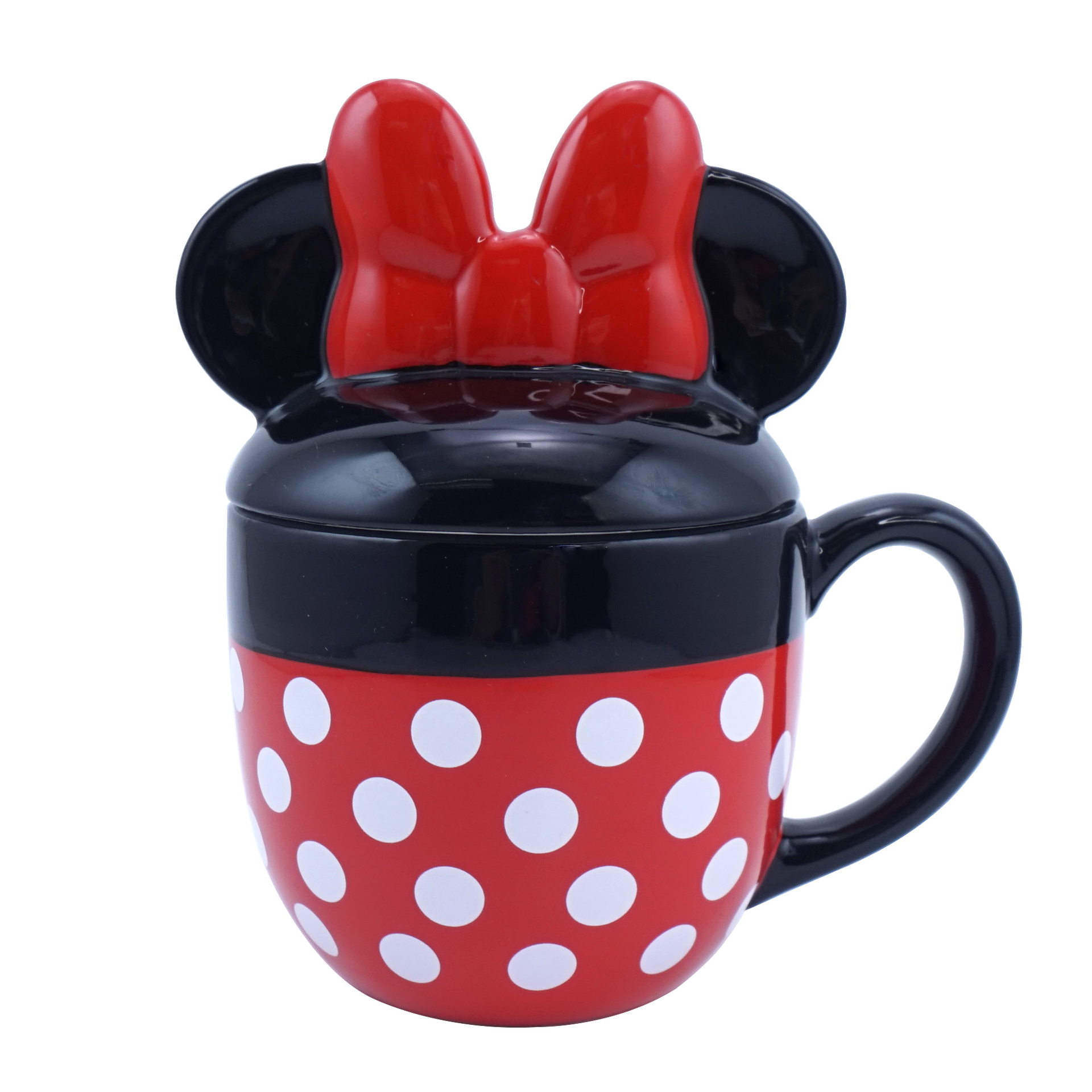 Disney - Mug 3D avec couvercle Minnie Mouse