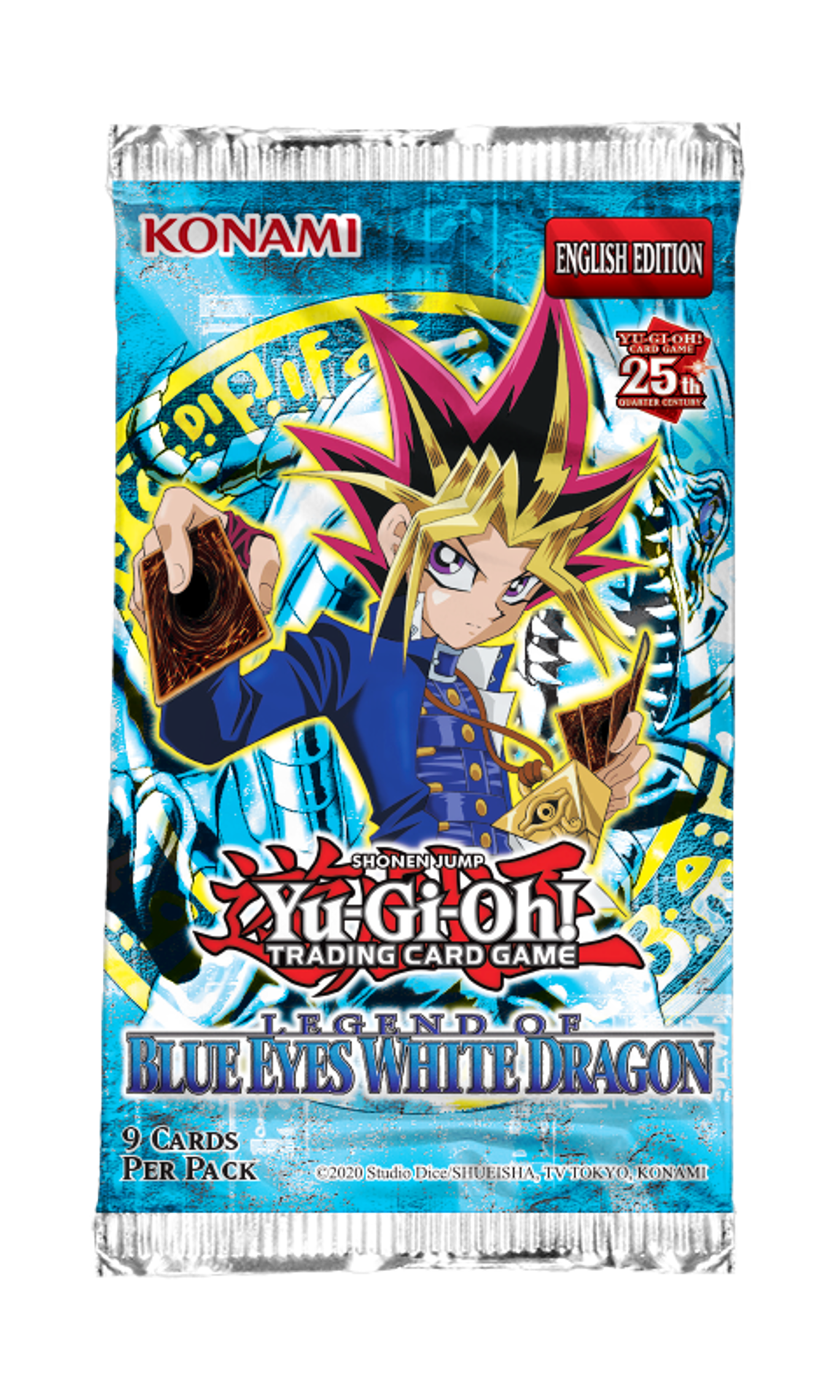 Yu-Gi-Oh! JCC - Pack de Booster Collection Légendaire : La Légende du Dragon Blanc aux Yeux Bleus (Sans Blister cartonné)