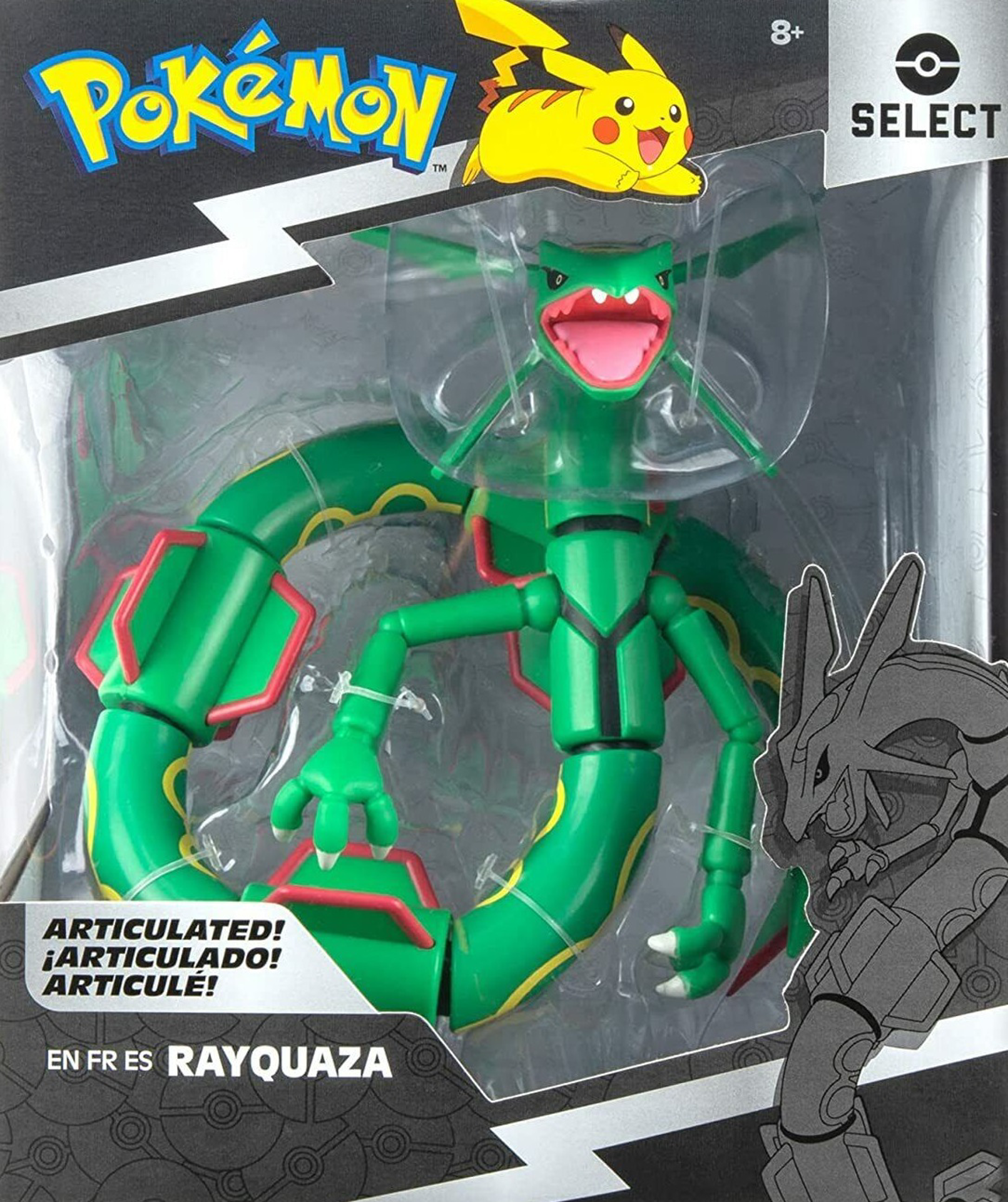 Pokémon - Figurine articulée Select Rayquaza