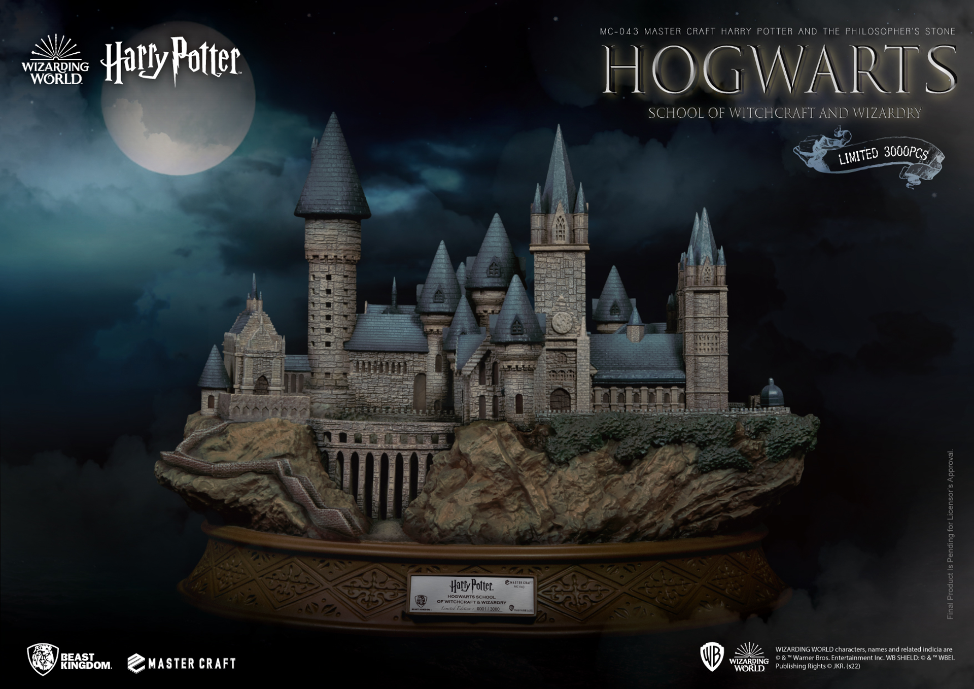 Warner Bros - MC-043 - Harry Potter à l'école des sorciers - École de sorcellerie Poudlard Master Craft
