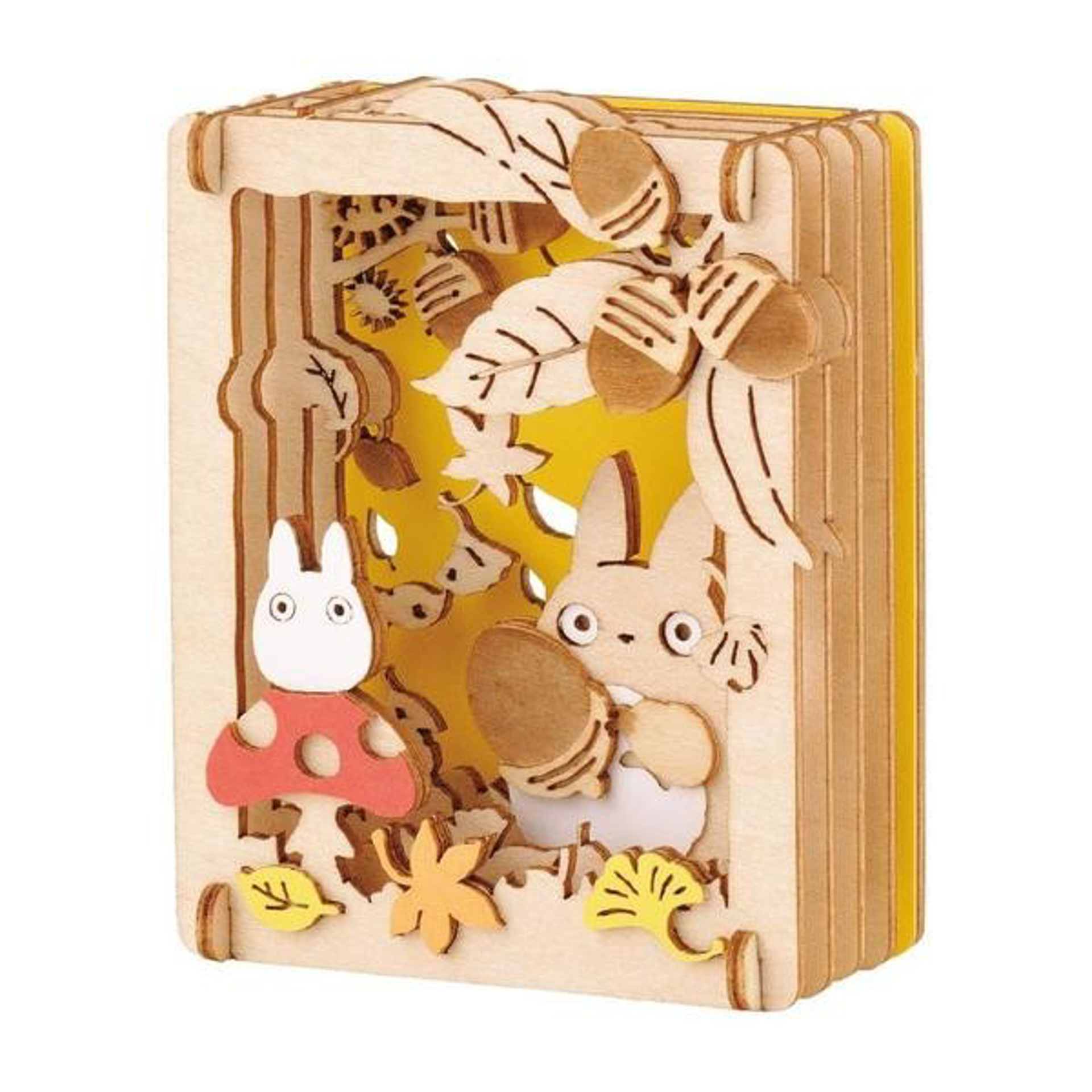 Ghibli - Mon Voisin Totoro - Théâtre de papier style bois Automne