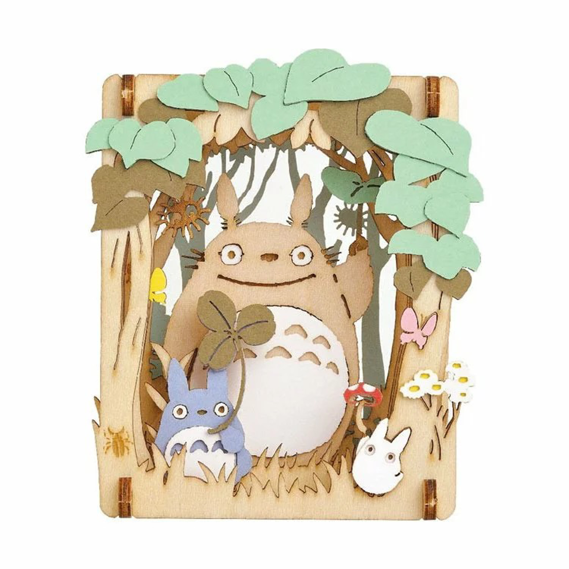 Ghibli - Mon Voisin Totoro - Théâtre de papier style bois La danse Dondoko
