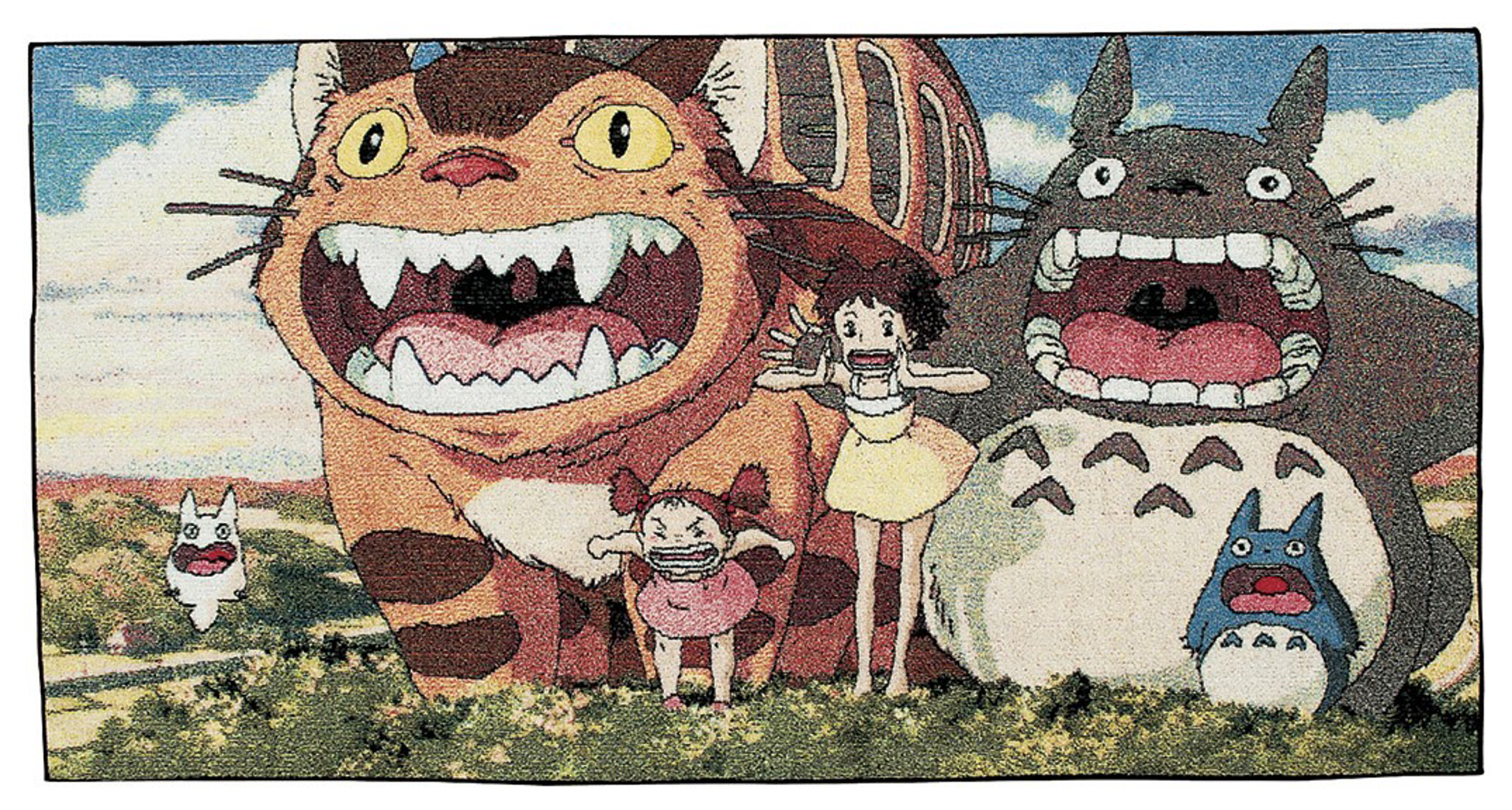 Ghibli - Mon voisin Totoro - Grande serviette de bain Rugissement 60x120