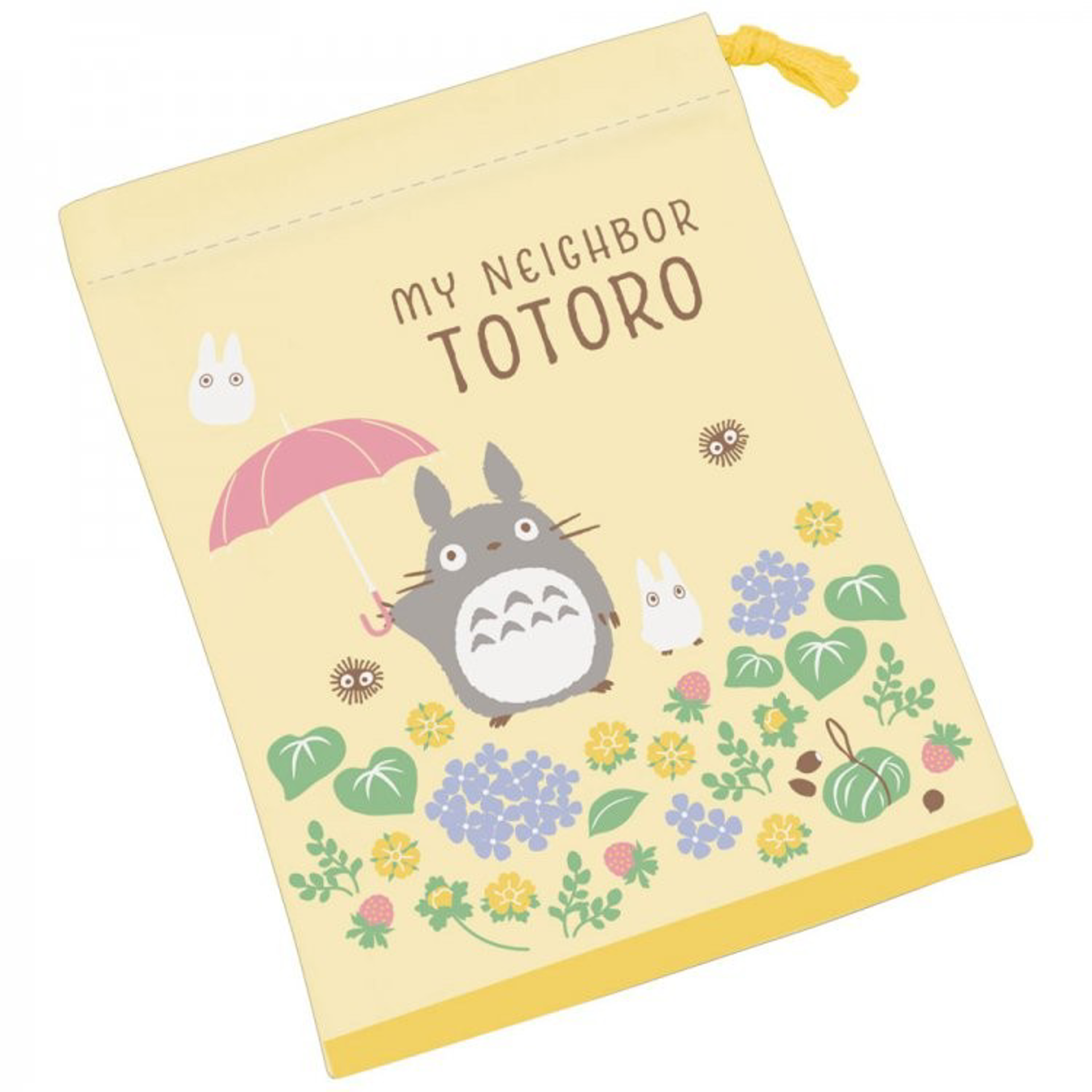 Ghibli - Mon voisin Totoro - Pochette à cordon Totoro avec un parapluie