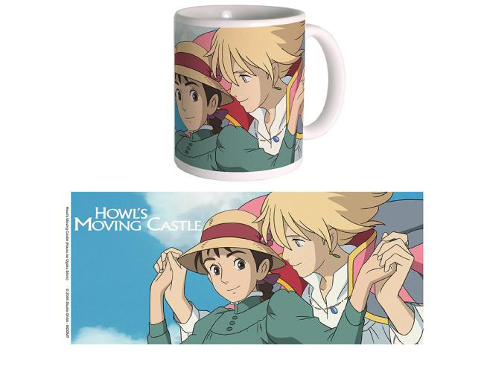 Ghibli - Le château ambulant - Mug classique 340 ml - flash vidéo