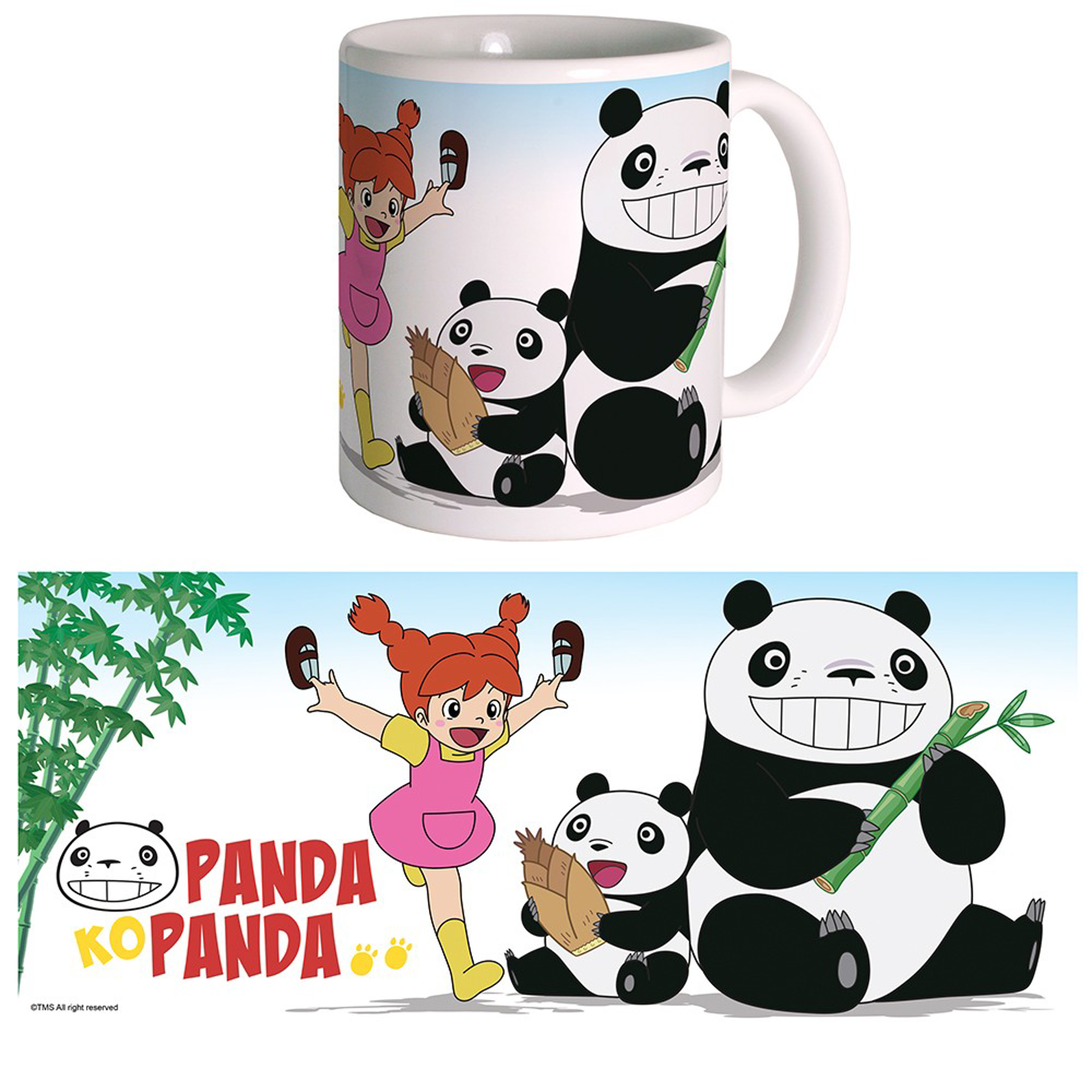 Panda Petit Panda - Mug classique Bambou 340 ml