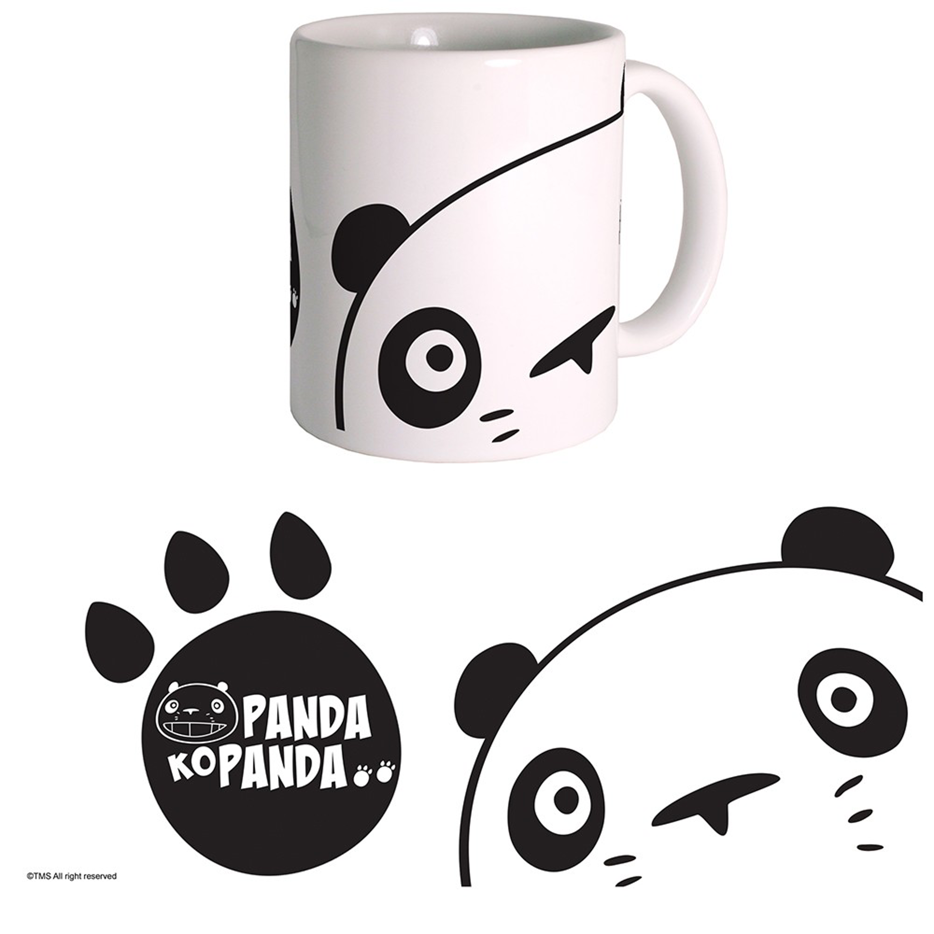 Panda Petit Panda - Mug classique Visage 340 ml - flash vidéo
