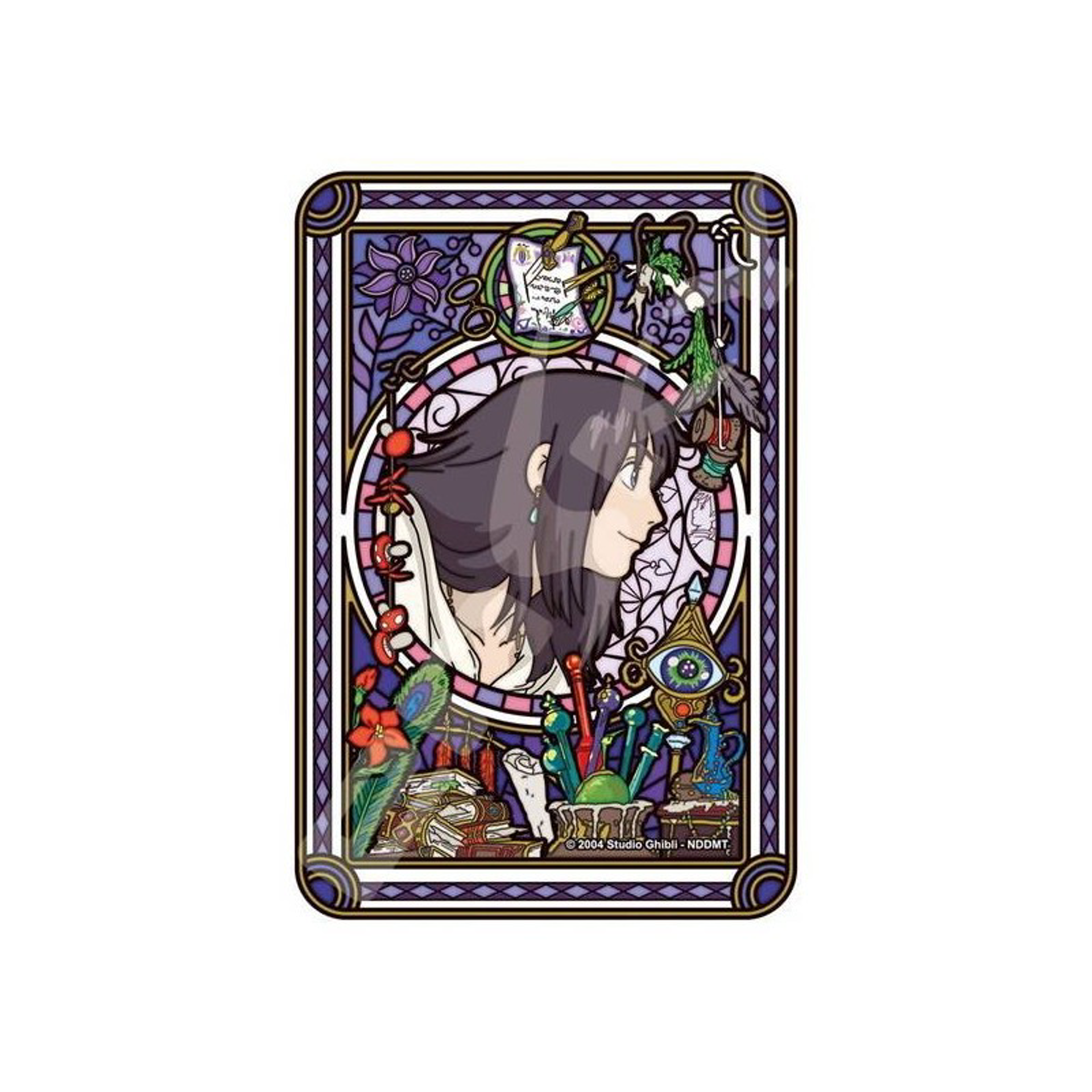 Ghibli - Le Château ambulant - Puzzle effet vitrail Hauru 126pcs