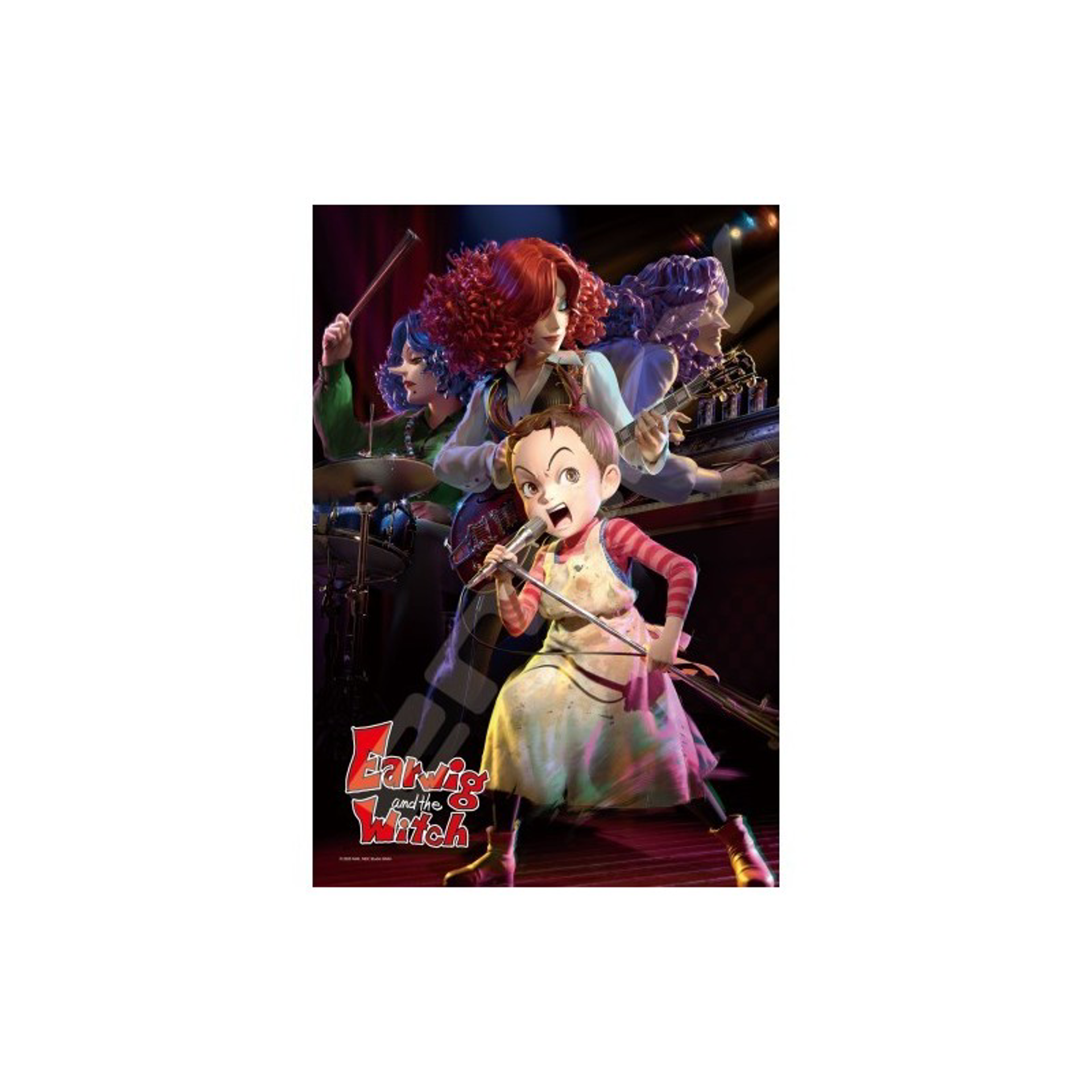 Ghibli - Aya et la sorcière - Puzzle effet vitrail Concert de sorcières 300pcs