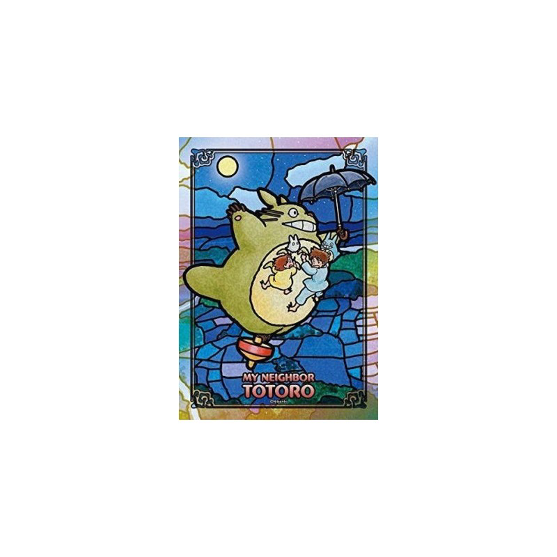 Ghibli - Mon voisin Totoro - Puzzle effet vitrail Promenade au clair de lune 208pcs - flash vidéo