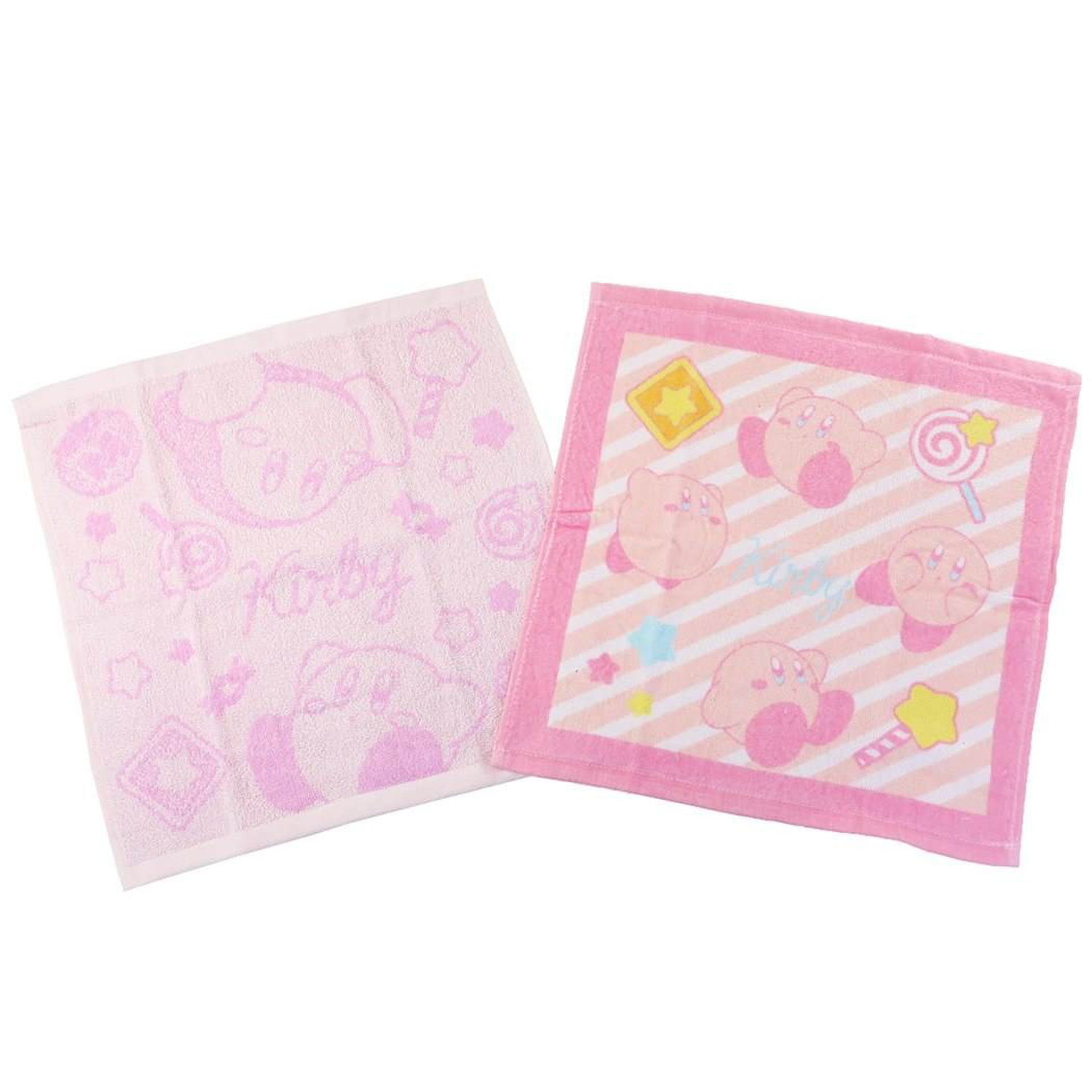 Nintendo - Kirby - Ensemble de 2 serviettes 34x35cm - flash vidéo