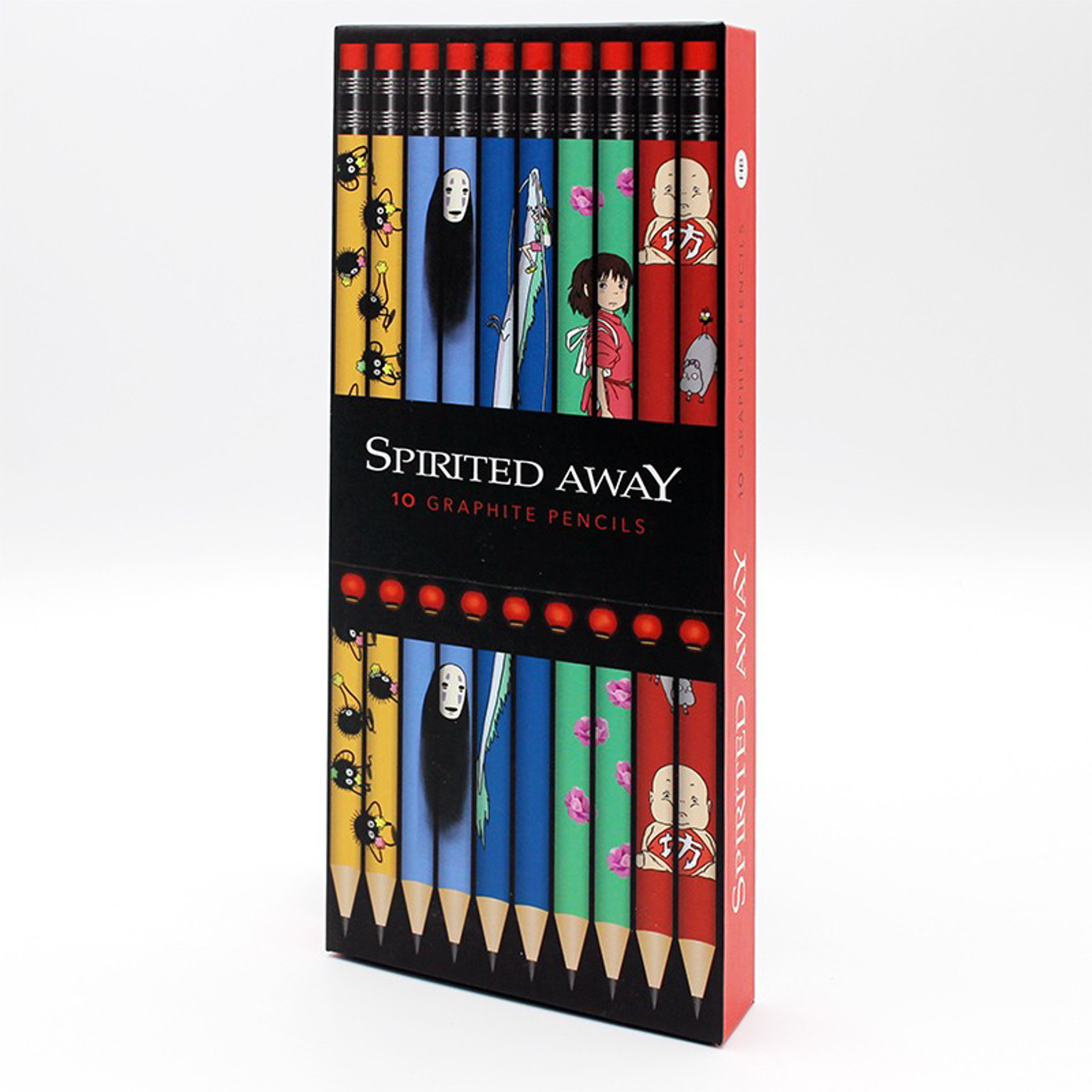 Ghibli - Le voyage de Chihiro - Set de 10 crayons graphite Personnages - flash vidéo
