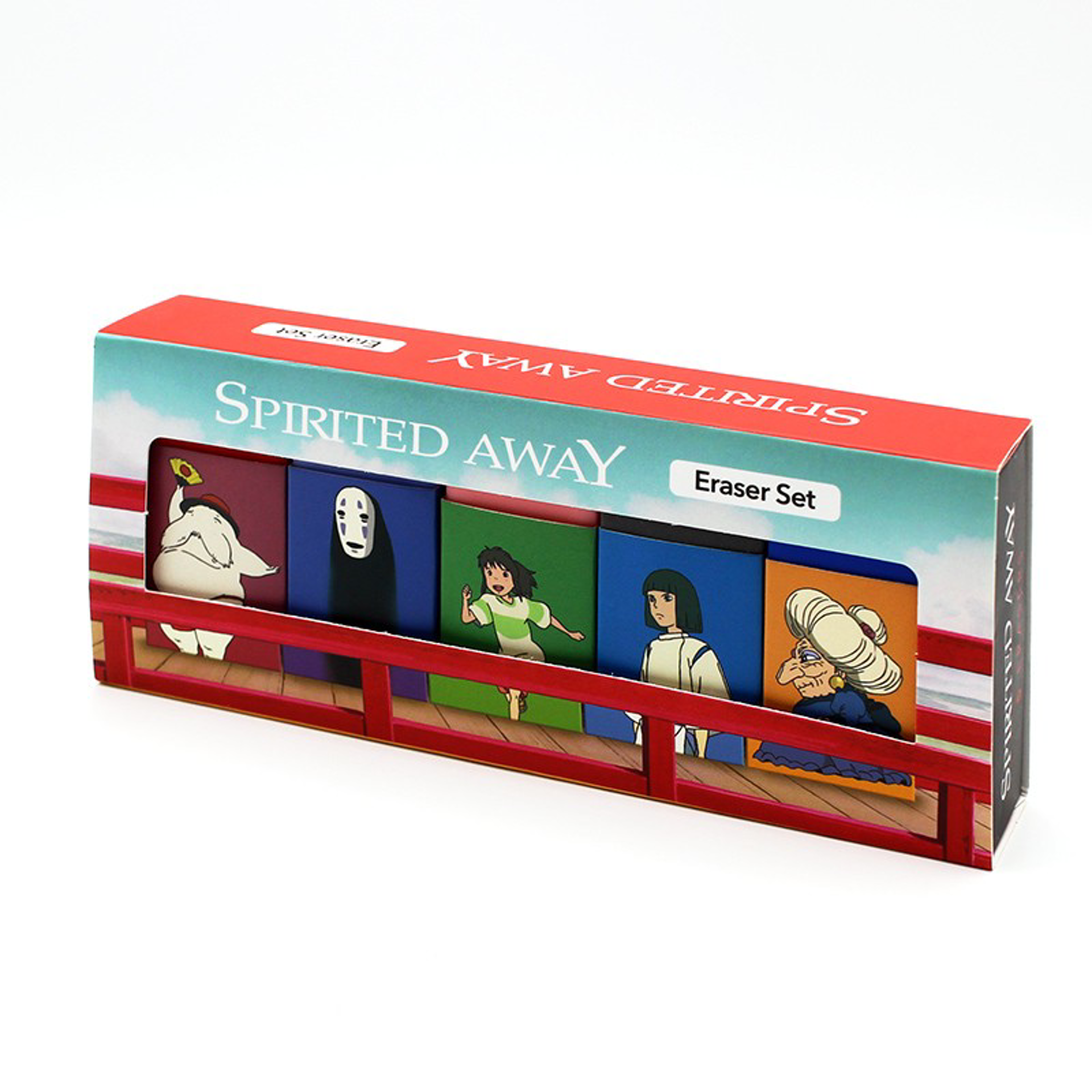 Ghibli - Le voyage de Chihiro - Set de 5 gommes Personnages - flash vidéo