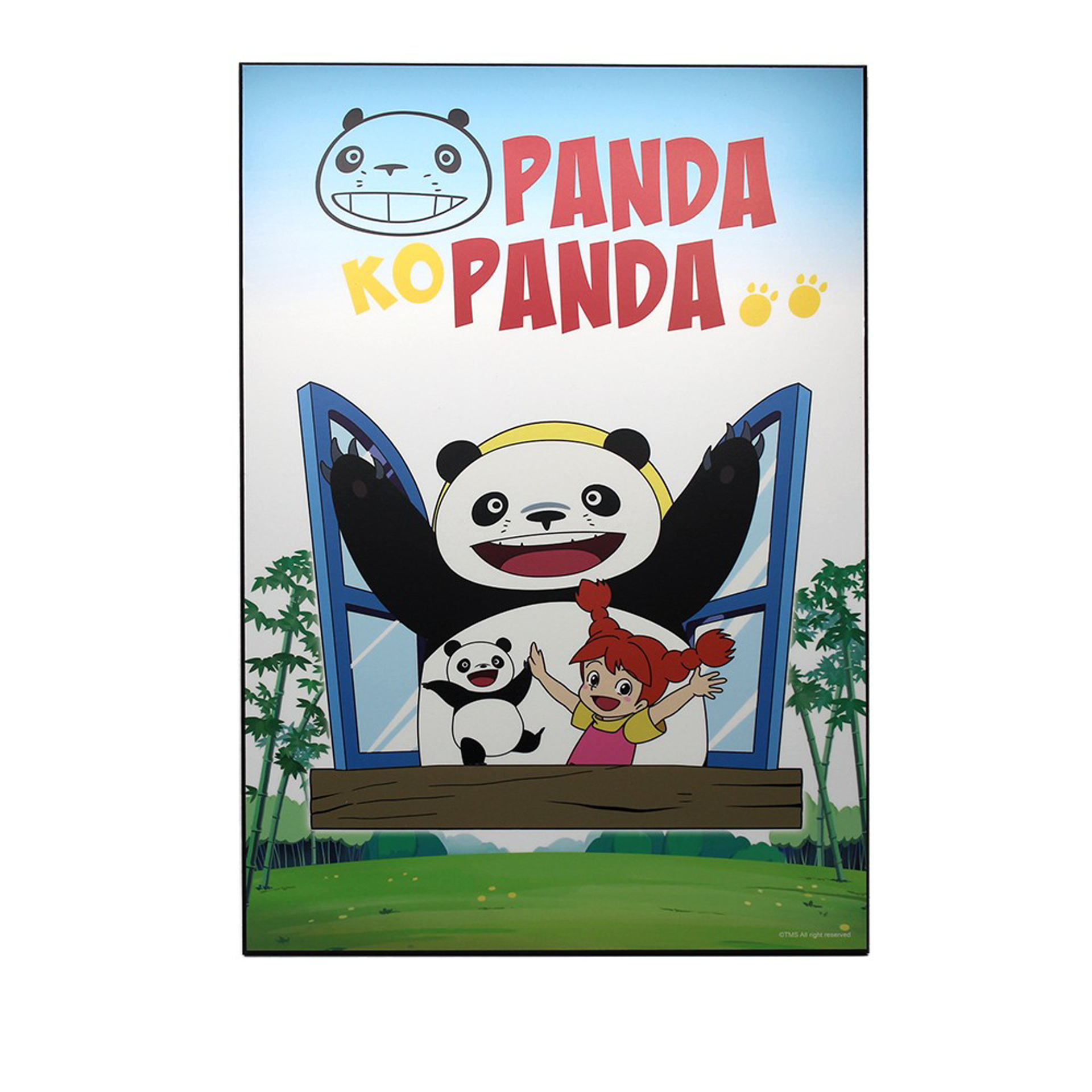 Panda Petit Panda - Panneau en bois Fenêtre