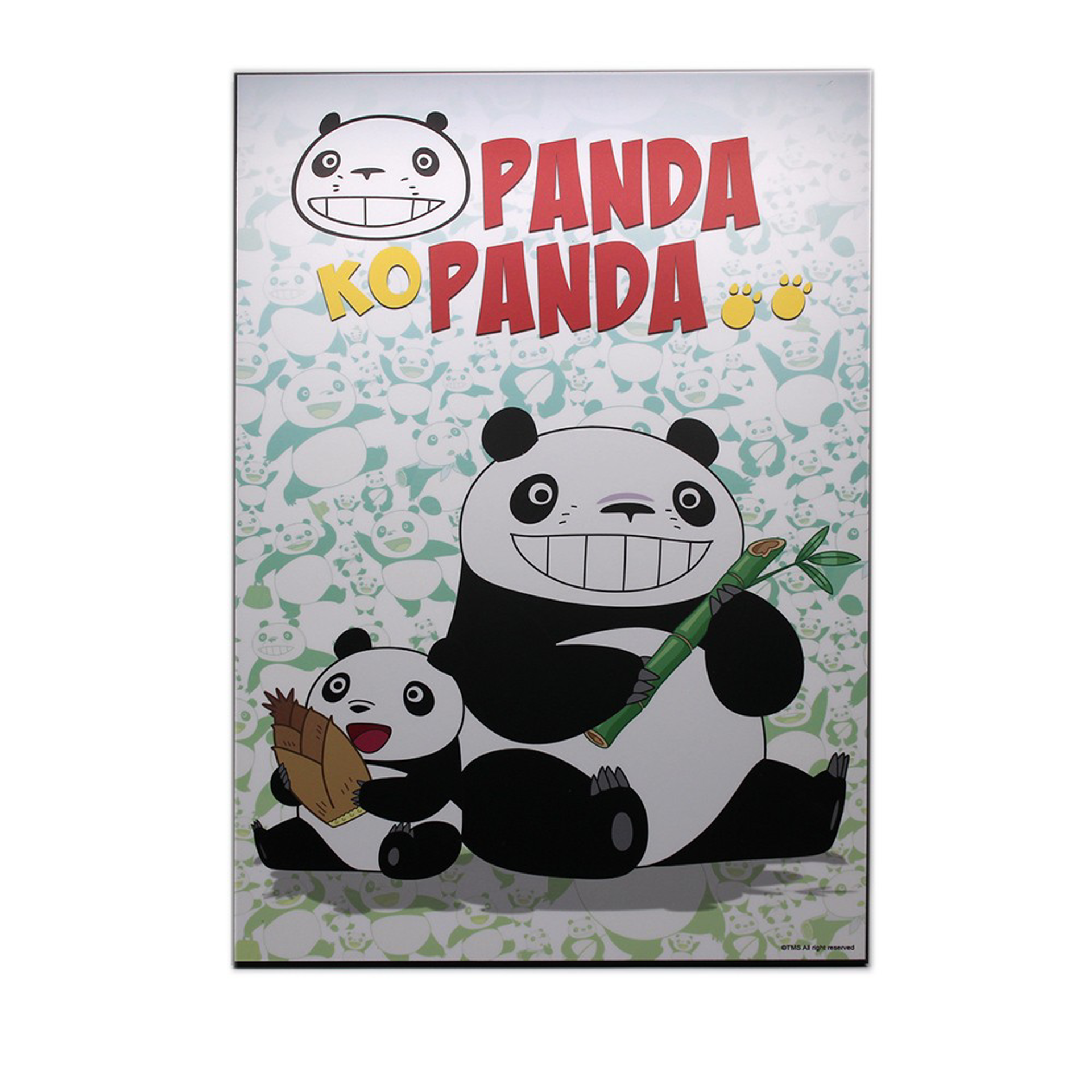 Panda Petit Panda - Panneau en bois Bambou