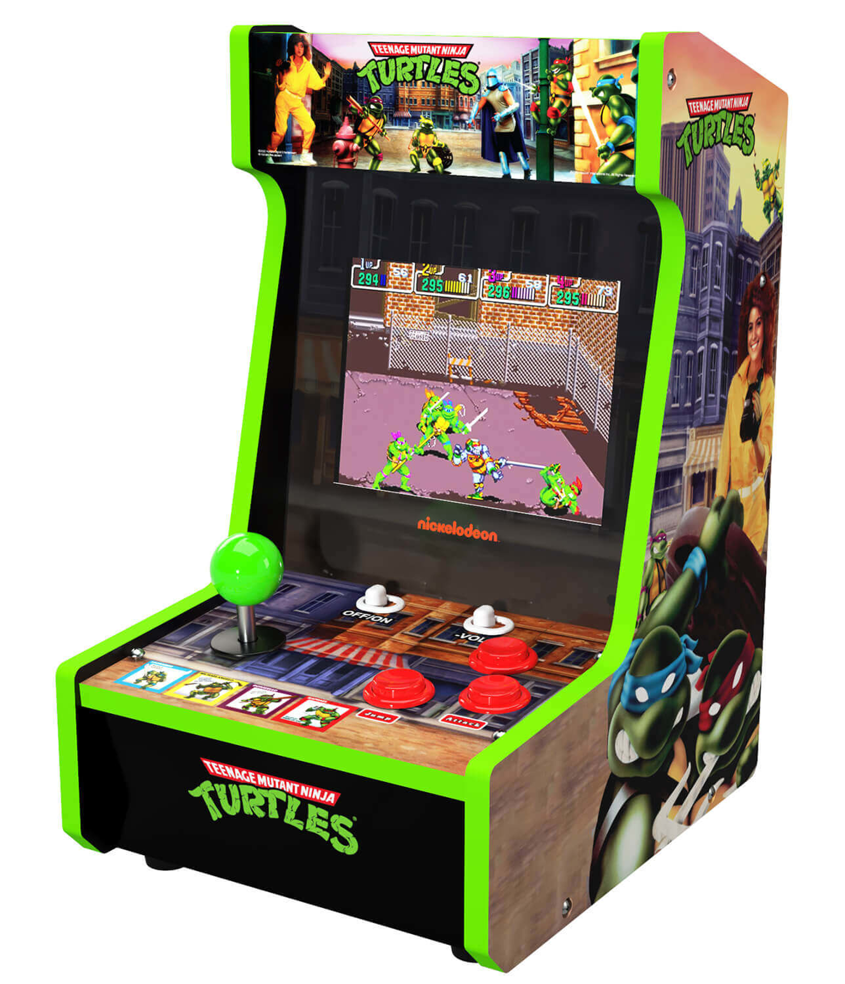 Arcade1Up - Teenage Mutant Ninja Turtles Countercade - flash vidéo