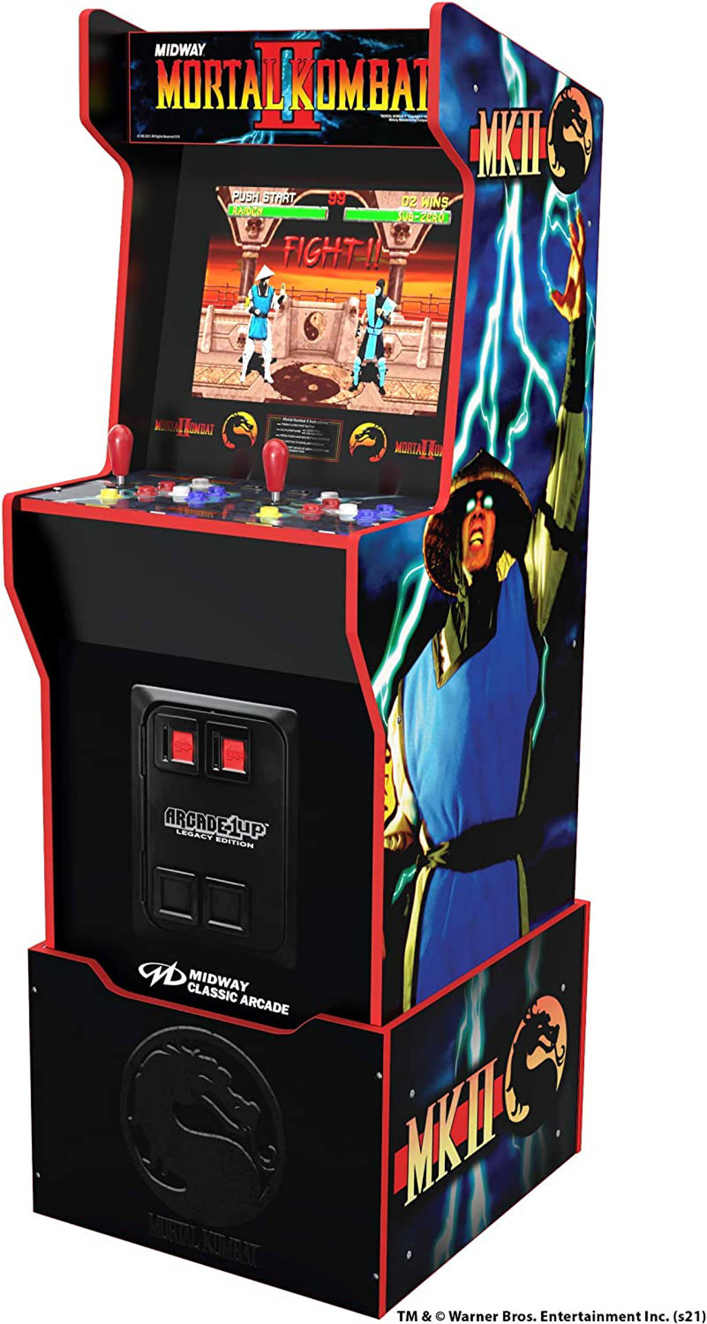 Arcade1Up - Mortal Kombat Midway 12-en-1 Legacy Arcade Machine - flash vidéo