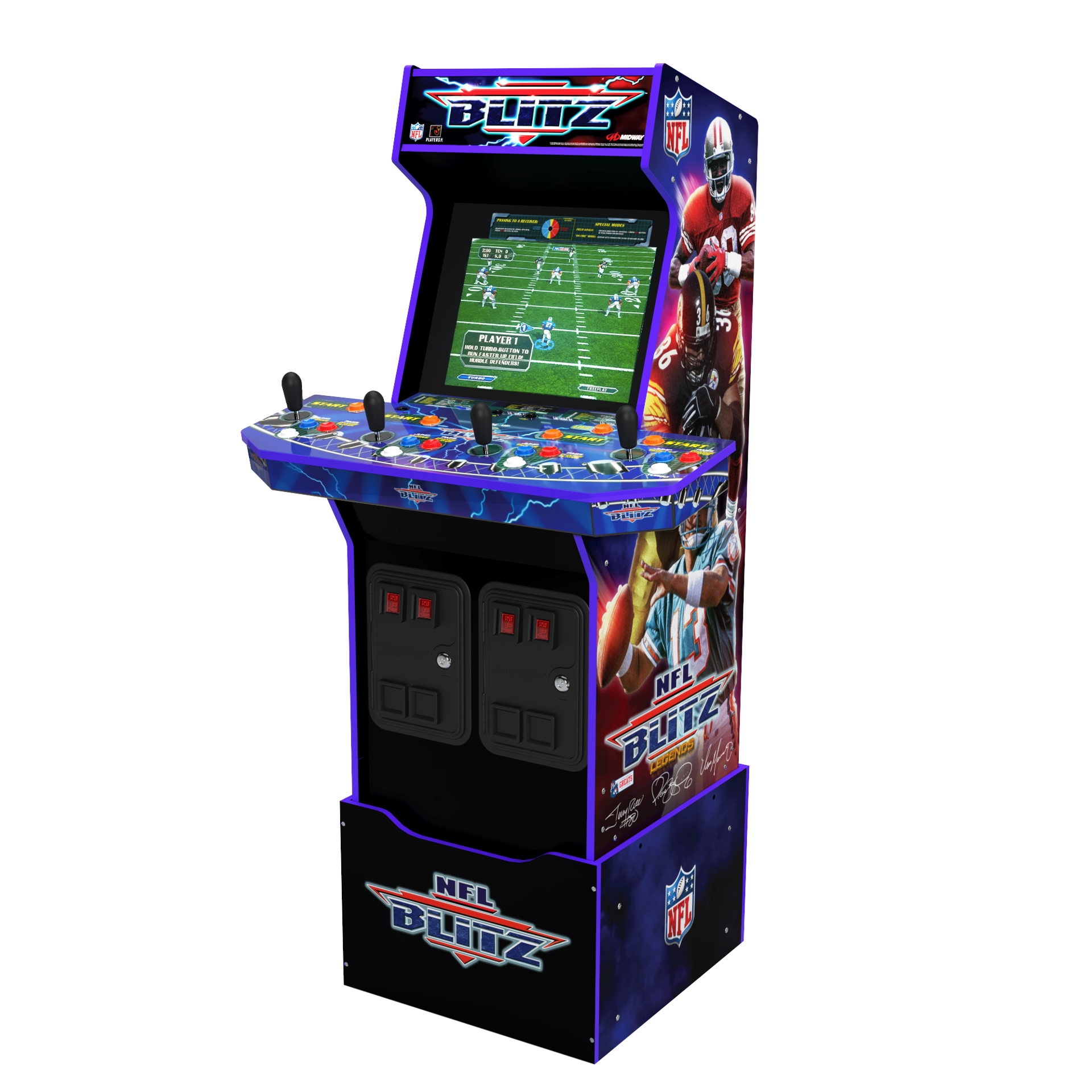 Arcade1Up - NFL Blitz Arcade Machine - flash vidéo