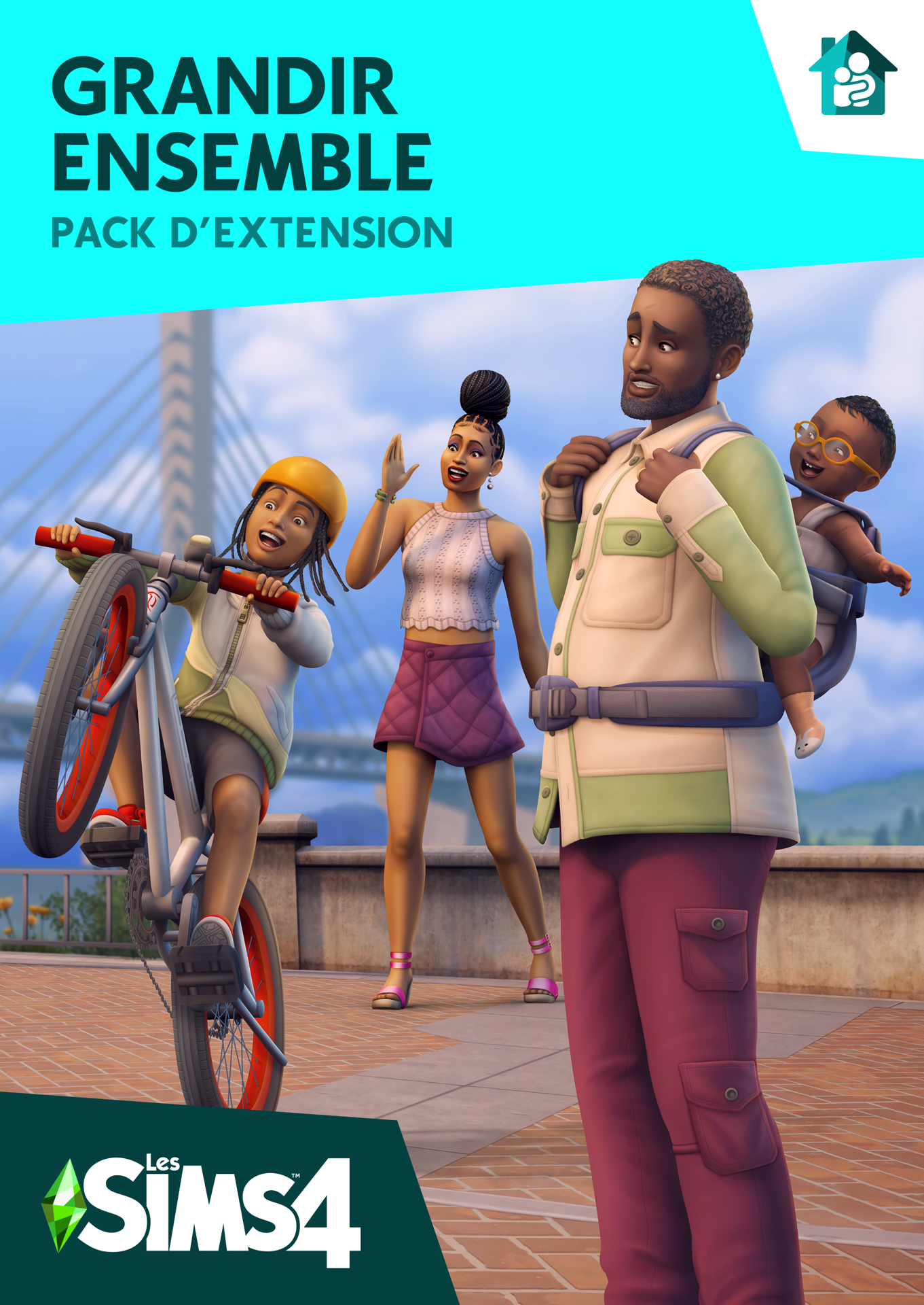 Les Sims 4 : Pack d'extension Grandir Ensemble (Code-in-a-box)