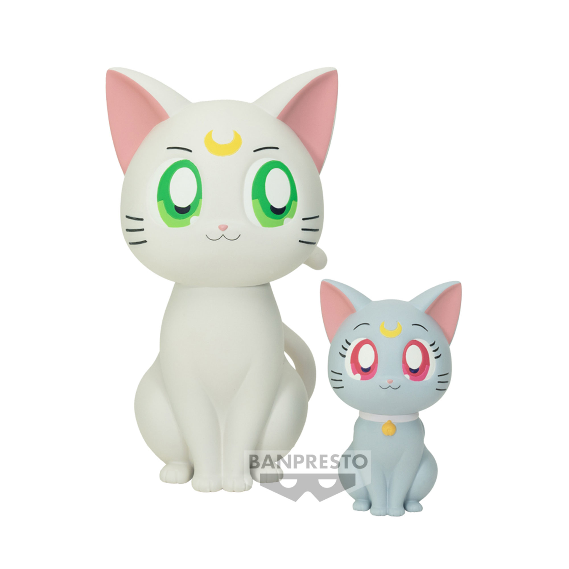 Pretty Guardian Sailor Moon Cosmos The Movie - Sofvimates - Artemis & Diana Figure - flash vidéo