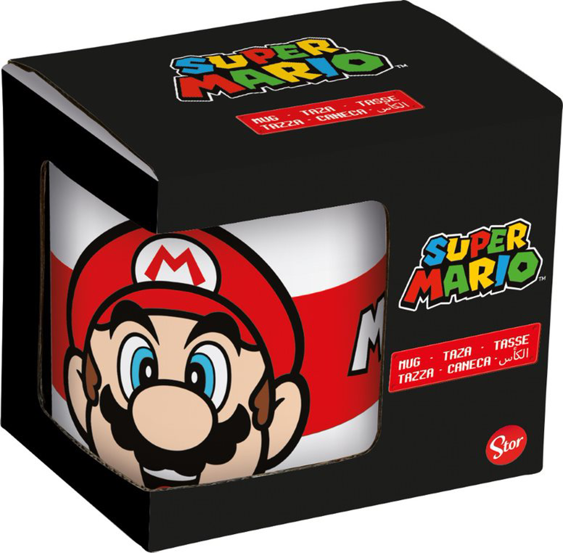 Stor Young Adult - Nintendo - Mug Céramique en Boîte Cadeau - Super Mario - 325 ML - flash vidéo