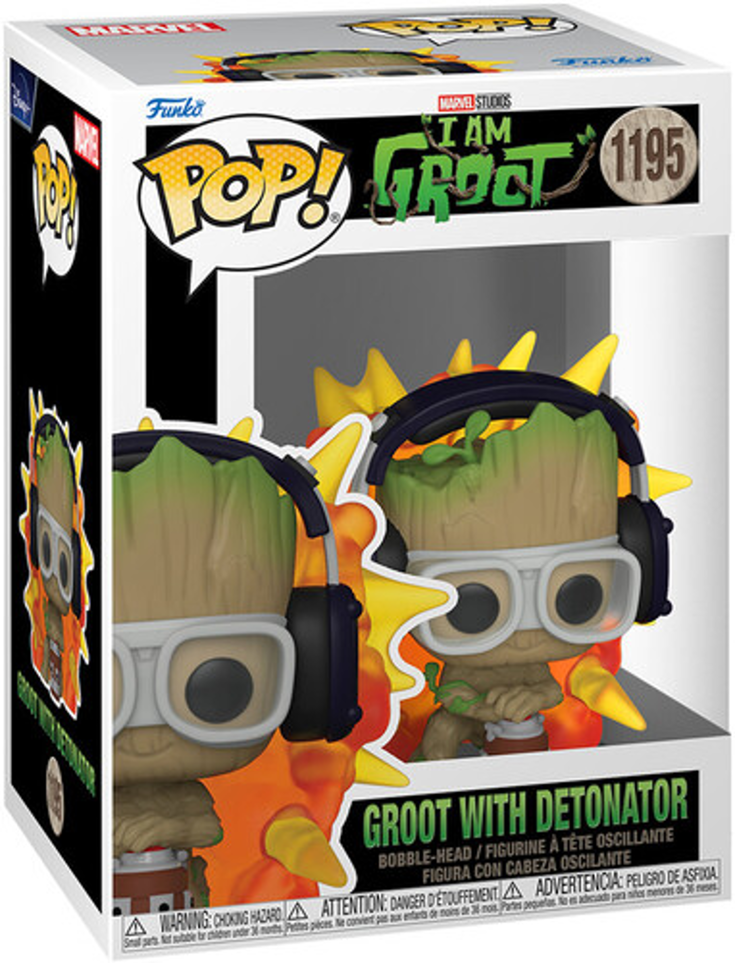 Funko Pop! Marvel: I Am Groot - Groot with Detonator - flash vidéo