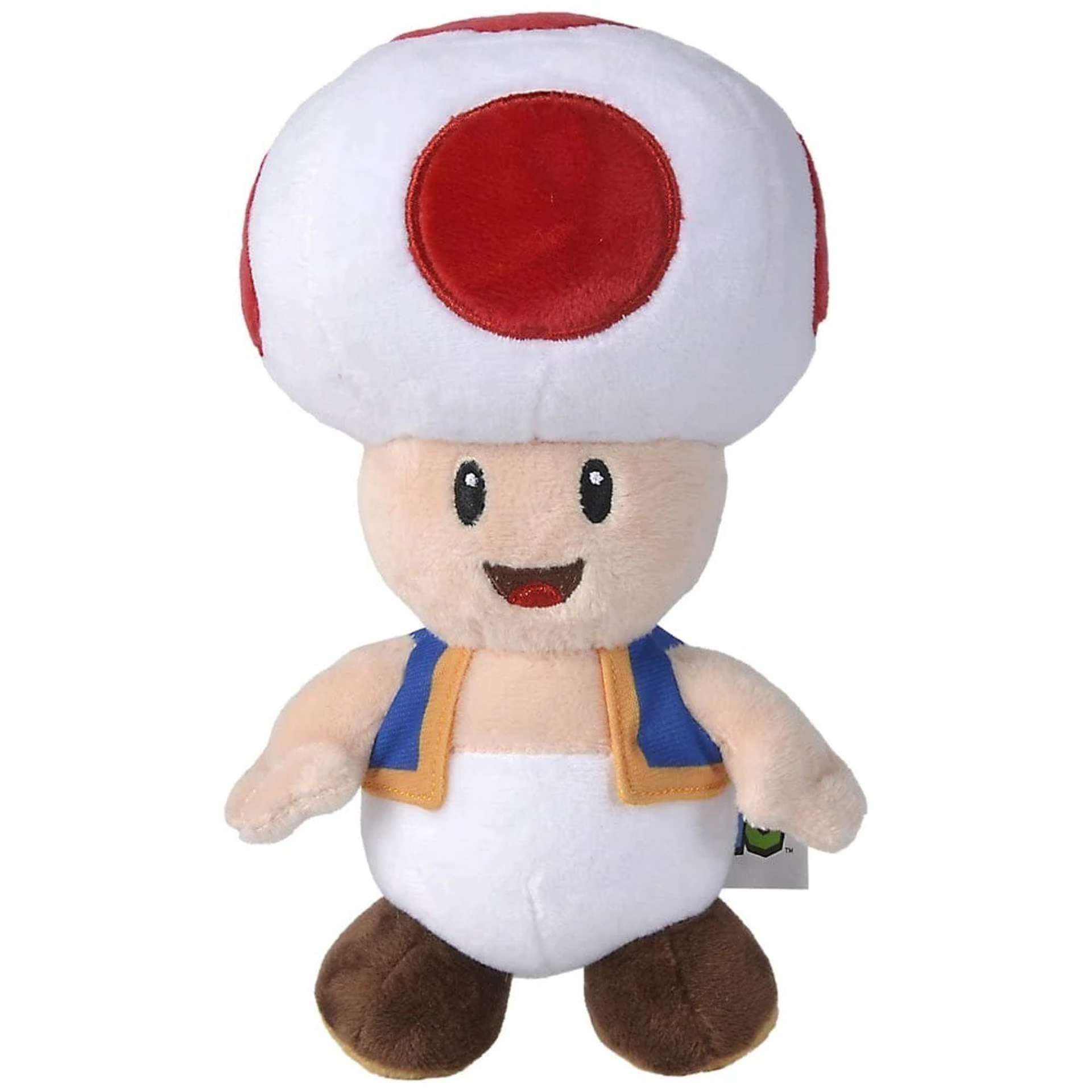 Nintendo - Super Mario - Peluche Toad 20cm - flash vidéo