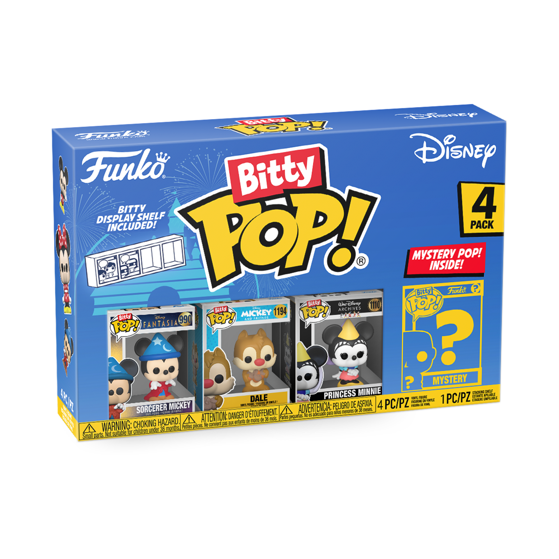 Funko Bitty Pop! 4-Pack: Disney - Sorcerer Mickey