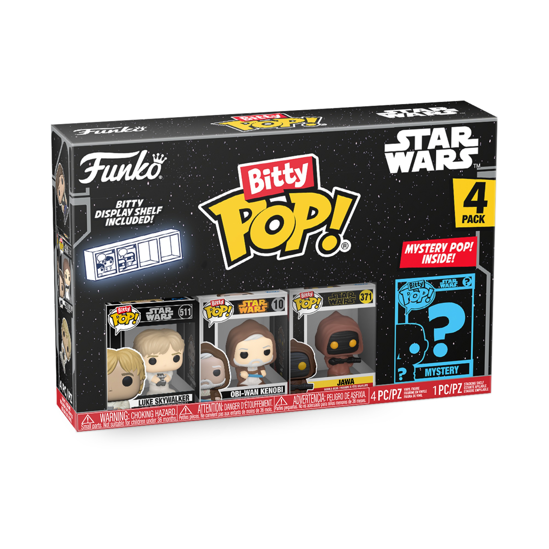 Funko Bitty Pop! 4-Pack: Star Wars - Luke Skywalker