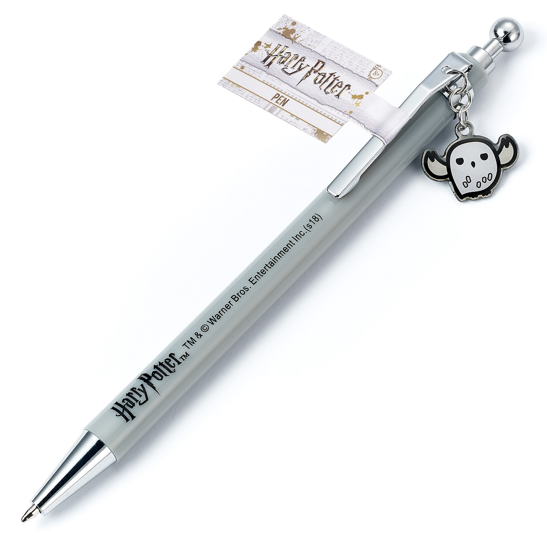 Harry Potter - Stylo à bille avec breloque Hedwige Chibi - flash vidéo