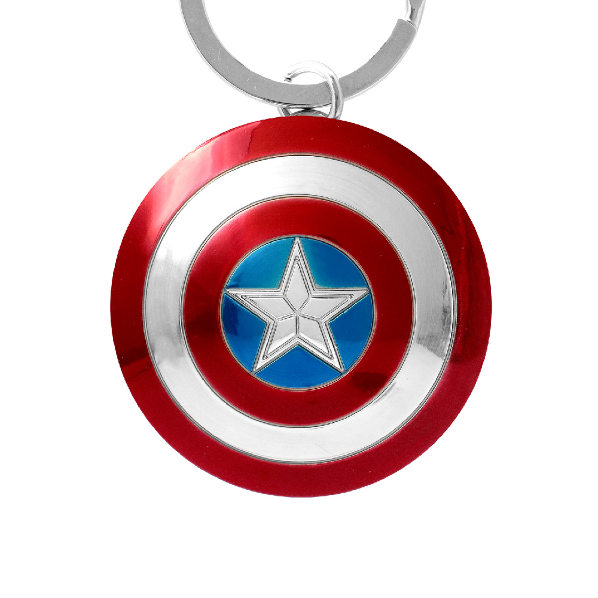 Marvel - Porte-clés en étain Bouclier de Captain America