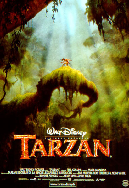Tarzan 1 (dessin animé) [DVD à la location] - flash vidéo