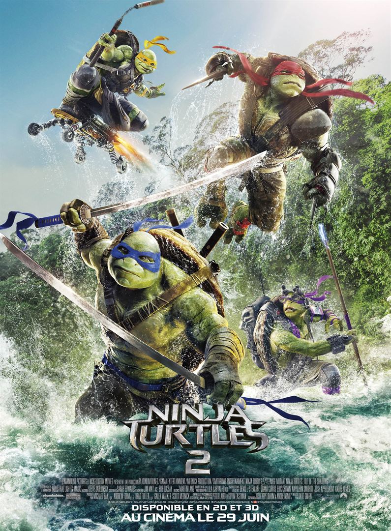 Ninja turtles 2 [DVD à la location]