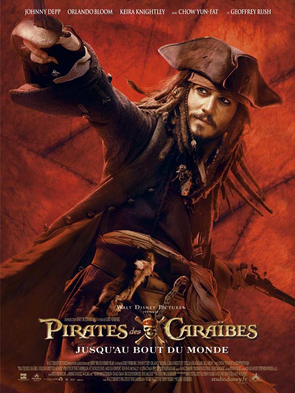 Pirates des caraibes 3 jusqu'au bout du monde [DVD à la location]