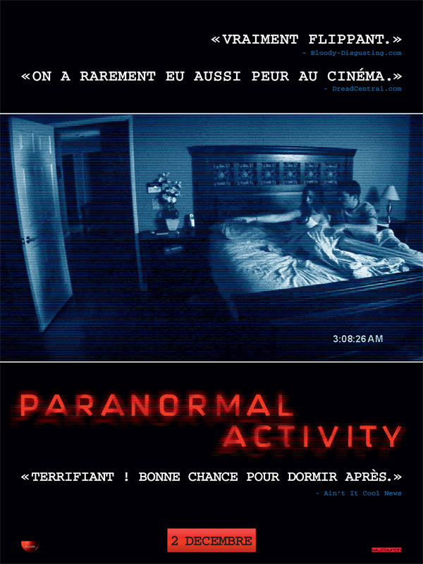 Paranormal activity 1 [DVD à la location] - flash vidéo