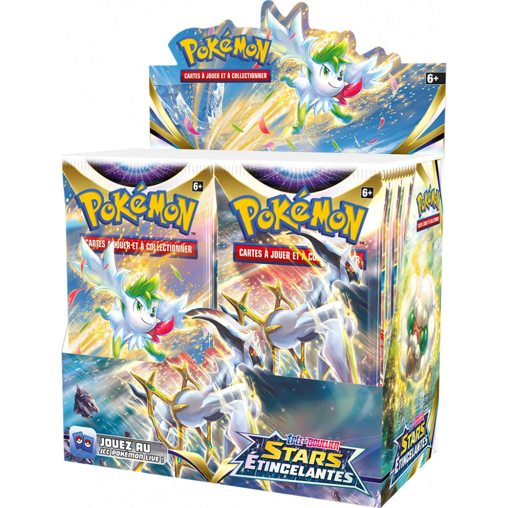 Pokémon JCC - Epée et Bouclier - Pack de Booster Stars Étincelantes (Display x36) - flash vidéo