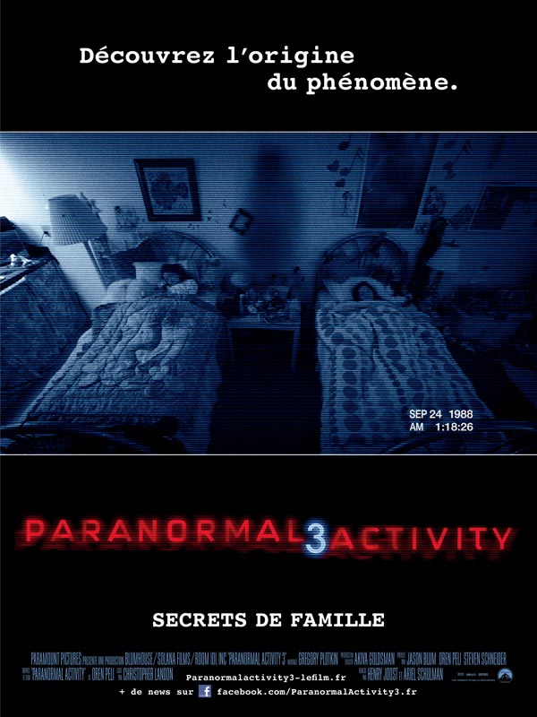 Paranormal activity 3 [DVD à la location]