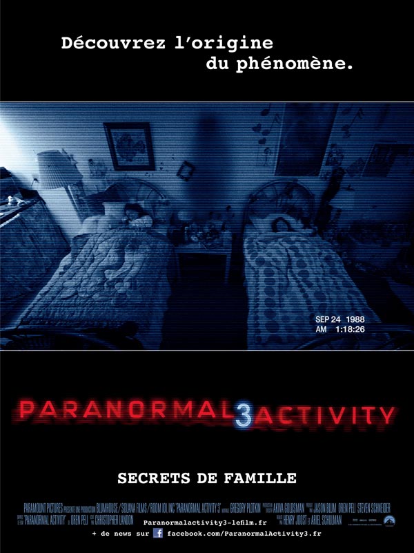 Paranormal activity 3 [DVD à la location] - flash vidéo