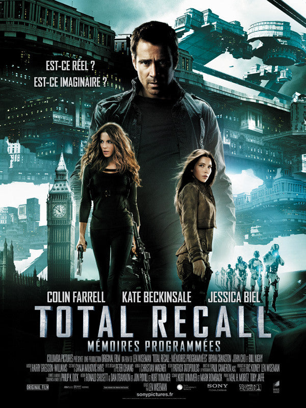 Total recall mémoires programmées [DVD à la location] - flash vidéo