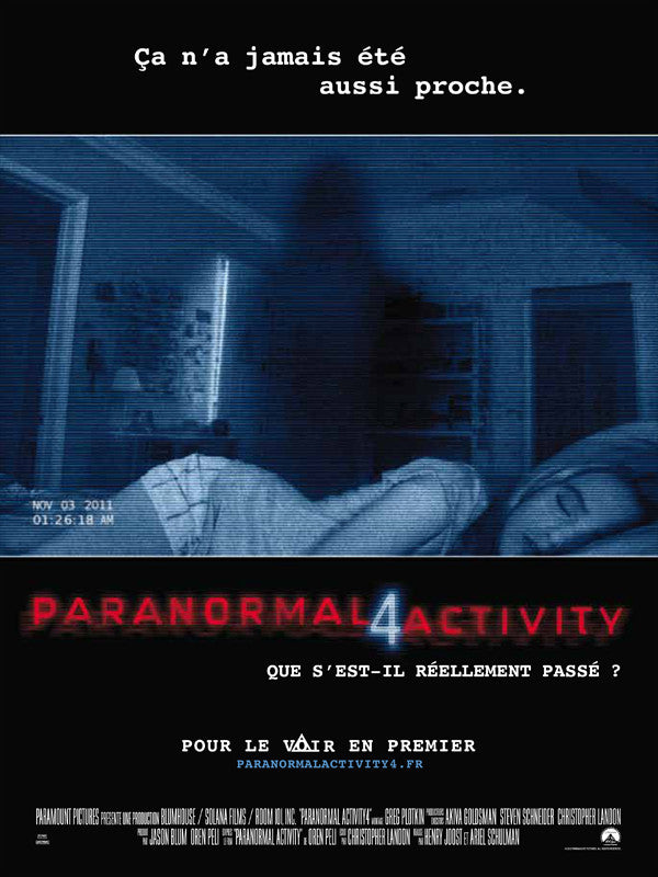 Paranormal activity 4 [DVD à la location] - flash vidéo