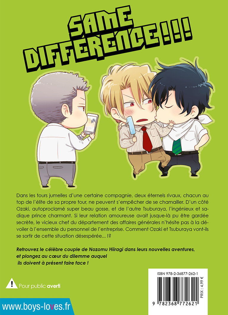 Same Difference - Tome 04 - Livre (Manga) - Yaoi