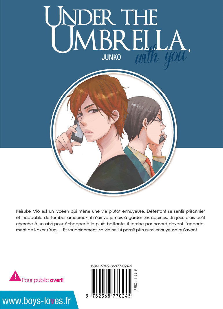 Under The Umbrella, With You - Livre (Manga) - Yaoi
