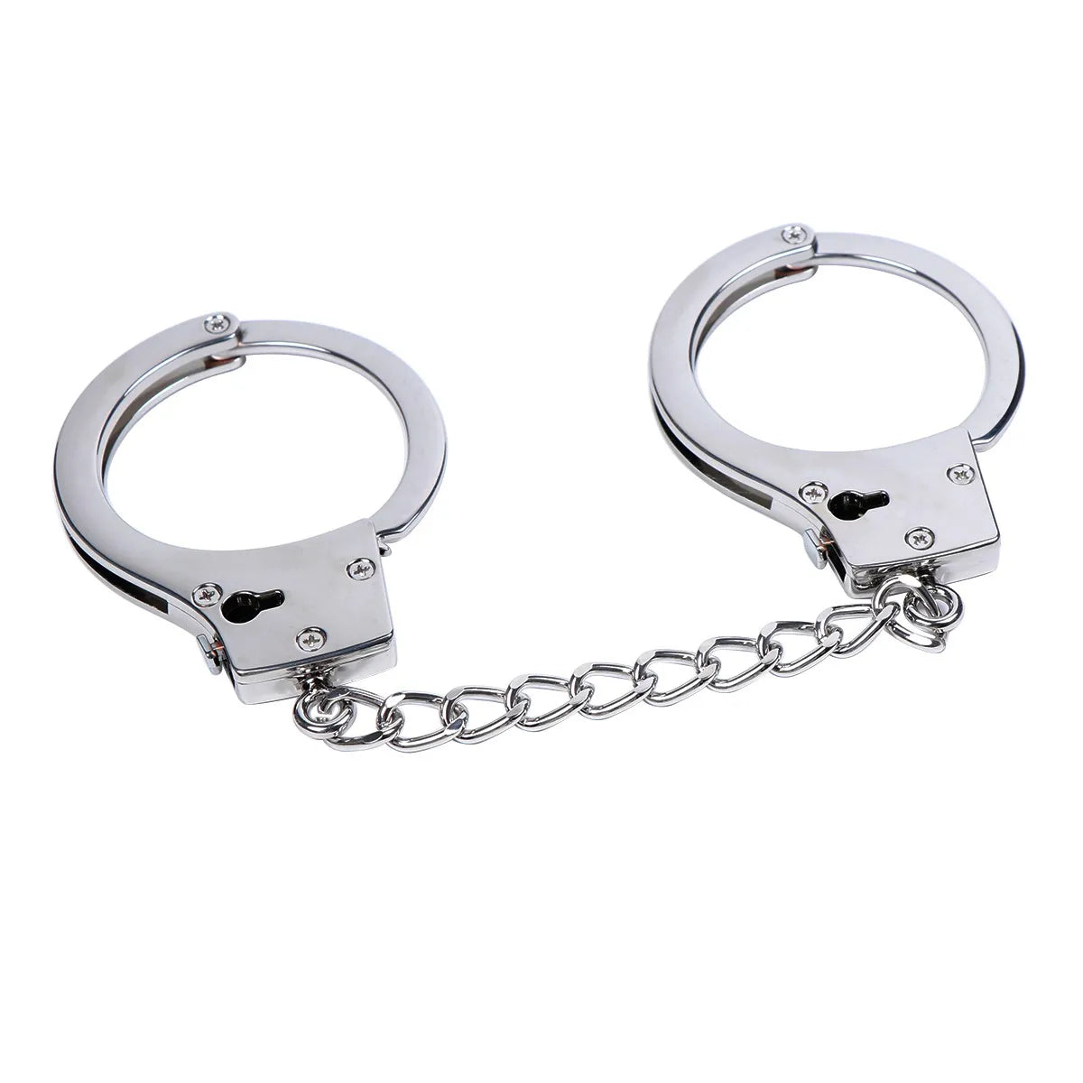 Menottes Premium Poignets Métal Argent - flash vidéo