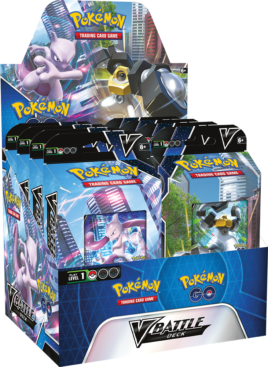 Pokémon JCC - Deck de Combat-V Pokémon GO - Mewtwo-V et Melmetal-V (Display x8)