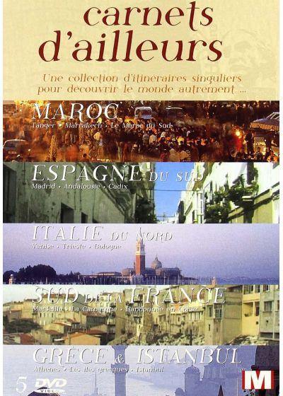 Coffret Carnets D'ailleurs, Vol. 1 : Maroc  Espagne Du Sud  Italie Du Nord  Sud De La France  Grece Et Istanbul [DVD] - flash vidéo