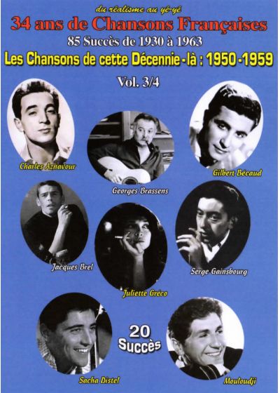Chansons De Cette Décennie-là : 1950-1959, Vol. 3 [DVD]