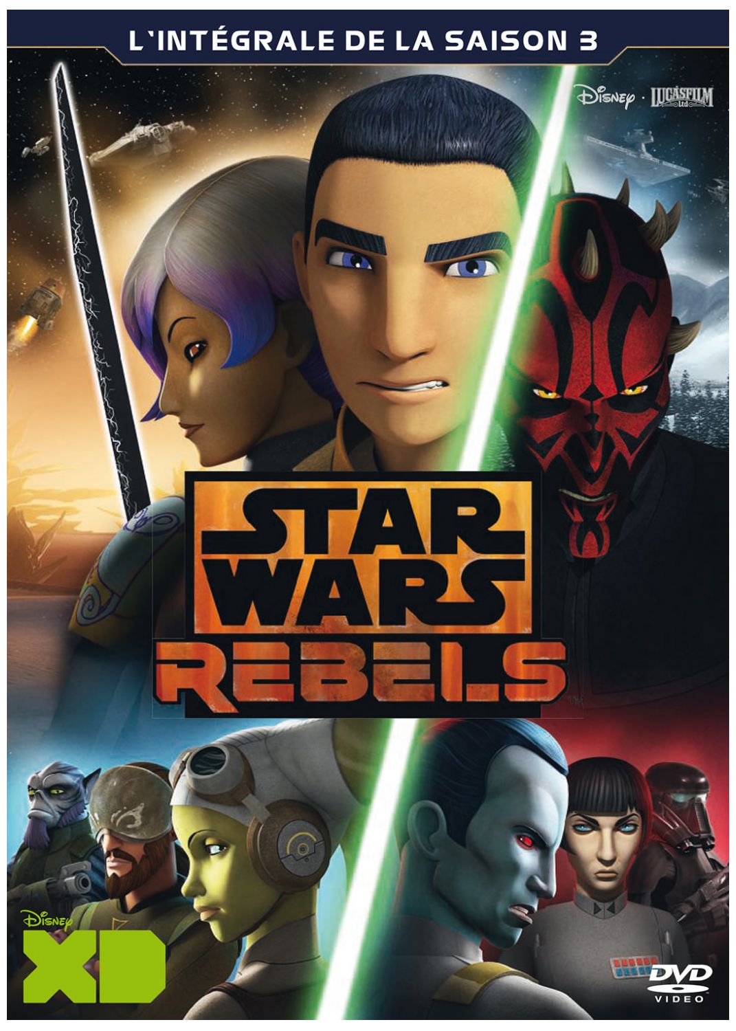 Coffret Star Wars Rebels, Saison 3 [DVD] - flash vidéo